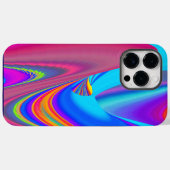 Coques Case-Mate iPhone Summerfeel, Rainbowart 3D Abstrait (Verso (horizontal))