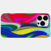 Coques Case-Mate iPhone Summerrainbow, Rainbowart 3D Abstrait (Verso (horizontal))