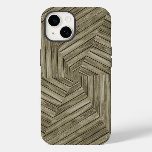 Coques Case-Mate iPhone Sun Deck - Démarrage Patiné en bois (Verso)