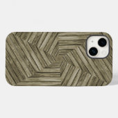 Coques Case-Mate iPhone Sun Deck - Démarrage Patiné en bois (Verso (horizontal))