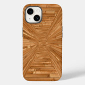Coques Case-Mate iPhone Sun Deck - Illusion de boîte en bois (Verso)