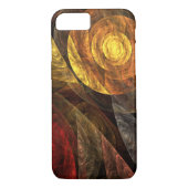 Coques Case-Mate iPhone Sun Flower Floral Moderne Art Motif Abstrait (Dos)