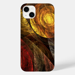 Coque Pour iPhone 14 Plus Sun Flower Floral Moderne Art Motif Abstrait