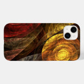 Coques Case-Mate iPhone Sun Flower Floral Moderne Art Motif Abstrait (Verso (horizontal))