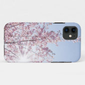 Coques Case-Mate iPhone sun rays pass through pink flowers of a wow tree (Dos (Horizontal))