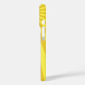Coques Case-Mate iPhone Sunburst Jaune "Ajouter votre nom" (Verso / Gauche)