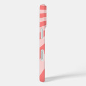 Coques Case-Mate iPhone Sunburst rose "Ajouter votre nom" (Verso / Droite)