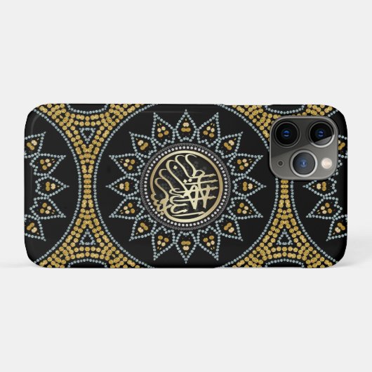 Coques Case-Mate iPhone Sunflower Bismillah Arabe Calligraphie (Dos (Horizontal))