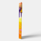 Coques Case-Mate iPhone Sunflower lady silhouette watercolor art (Verso / Droite)