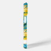 Coques Case-Mate iPhone Sunflower Painting Monogrammed (Verso / Droite)