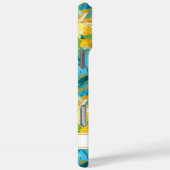 Coques Case-Mate iPhone Sunflower Painting Monogrammed (Verso / Droite)