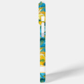 Coques Case-Mate iPhone Sunflower Painting Monogrammed (Verso / Gauche)