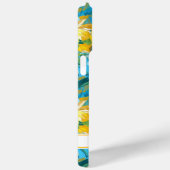 Coques Case-Mate iPhone Sunflower Painting Monogrammed (Verso / Droite)