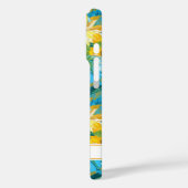 Coques Case-Mate iPhone Sunflower Painting Monogrammed (Verso / Gauche)