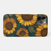 Coques Case-Mate iPhone Sunflower Pattern – Summer Floral (Dos (Horizontal))