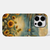 Coques Case-Mate iPhone Sunflowers on the Lake (Verso (horizontal))