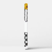 Coques Case-Mate iPhone Sunflowers Plaid Citrouille sans couture motif. Fa (Verso / Gauche)