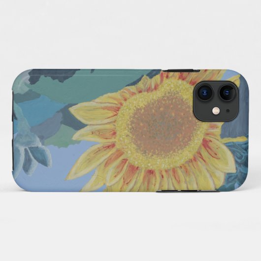Coques Case-Mate iPhone Sunny Summer Yellow Sunflower abstrait moderne (Dos (Horizontal))