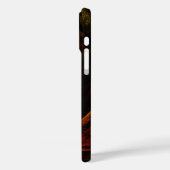 Coques Case-Mate iPhone Sunrise Floral Red Abstrait Art (Verso / Gauche)