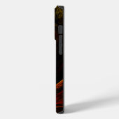 Coques Case-Mate iPhone Sunrise Floral Red Abstrait Art (Verso / Gauche)