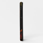 Coques Case-Mate iPhone Sunrise Floral Red Abstrait Art (Dos/Gauche)
