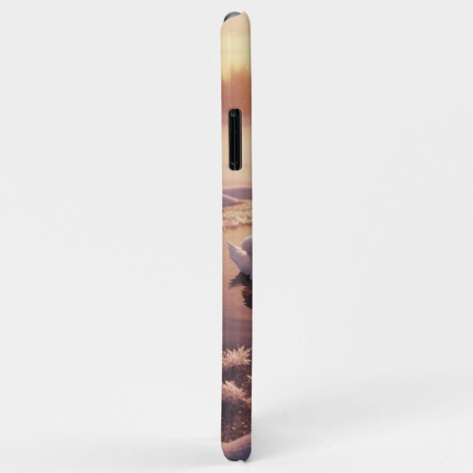 Coques Case-Mate iPhone Sunrise Swans - beautiful enchanting (Dos/Droite)
