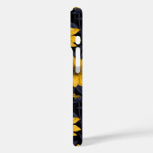 Coques Case-Mate iPhone Sunroot, tournesol sauvage en jaune et bleu (Verso / Gauche)