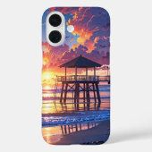 Coques Case-Mate iPhone Sunset Beach Calme (Verso)