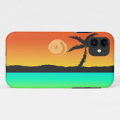 Coques Case-Mate iPhone Sunset de l'île (Dos (Horizontal))