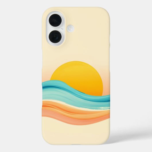 Coques Case-Mate iPhone Sunset Harmony Wave (Verso)