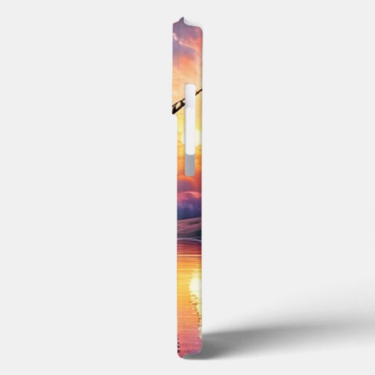 Coques Case-Mate iPhone Sunset Lake River Unicorn Seven (Verso / Gauche)