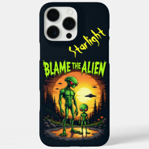 Coques iPhone 16 Pro Max Sunset Reflection Faits saillants Mystère Alien