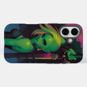 Coques Case-Mate iPhone Sunset Sea Elf Warrior avec Grande épée (Verso (horizontal))