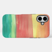 Coques Case-Mate iPhone Sunset Shores Art Abstrait (Verso (horizontal))