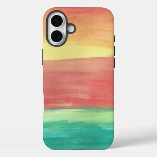 Coques Case-Mate iPhone Sunset Shores Art Abstrait (Verso)