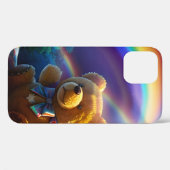 Coques Case-Mate iPhone Sunshine Rainbow Teddy Bear Wonderland (Verso (horizontal))