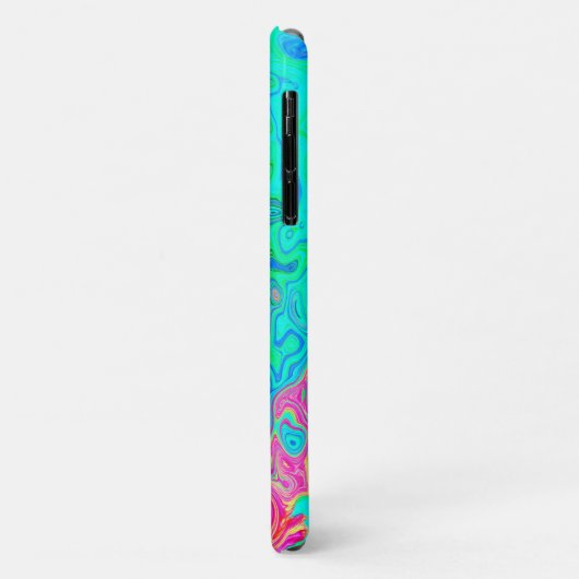 Coques Case-Mate iPhone Super Abstrait Rainbow Liquid Swirl (Dos/Gauche)