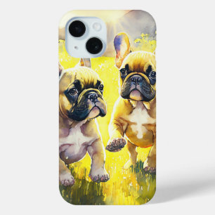 Coque Pour iPhone 15 Super Bouledogue Français