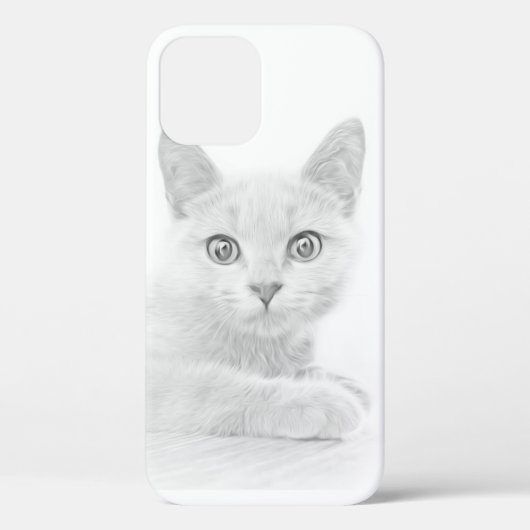 Coques Case-Mate iPhone SUPER CUTE Kitten Portrait (Verso)
