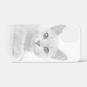 Coques Case-Mate iPhone SUPER CUTE Kitten Portrait Photographie (Verso (horizontal))