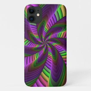 Case-Mate iPhone Case Super Énergétique coloré Neon Motif fractal