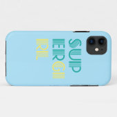Coques Case-Mate iPhone Super girl Green and Yellow (Dos (Horizontal))