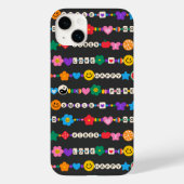 Coques Case-Mate iPhone Super Good Vibes Love Smile Perles rétro (Verso)