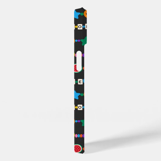 Coques Case-Mate iPhone Super Good Vibes Love Smile Perles rétro (Verso / Droite)