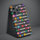 Coques Case-Mate iPhone Super Good Vibes Love Smile Perles rétro