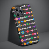 Coques Case-Mate iPhone Super Good Vibes Love Smile Perles rétro
