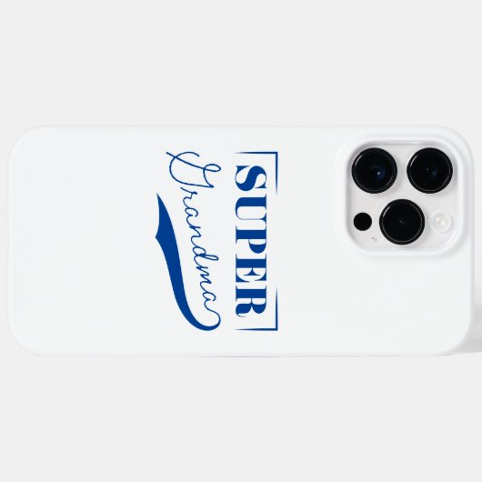 Coques Case-Mate iPhone Super grand-mère (Verso (horizontal))