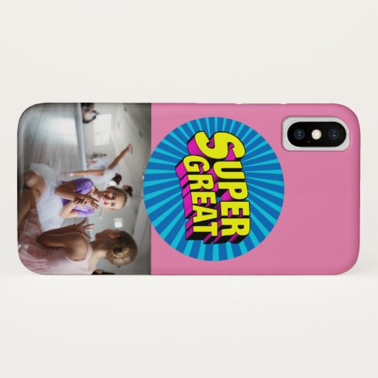 Coques Case-Mate iPhone Super Great Custom Photo (Dos (Horizontal))