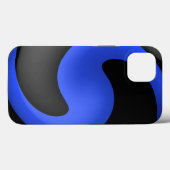 Coques Case-Mate iPhone Super héros de police - Ligne Bleue Mince (Verso (horizontal))