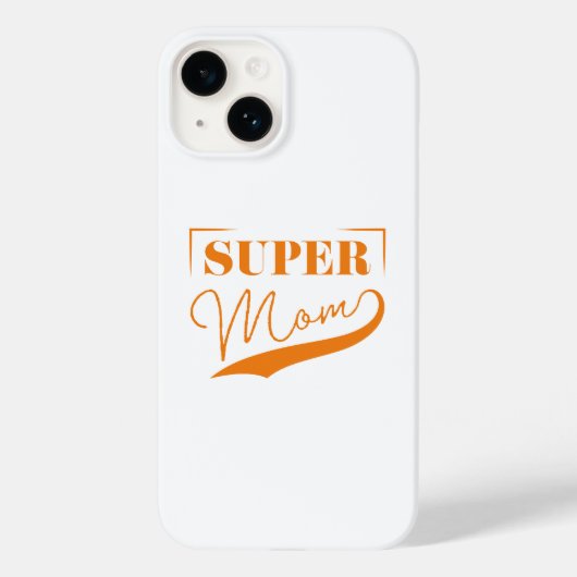 Coques Case-Mate iPhone Super Maman (Verso)
